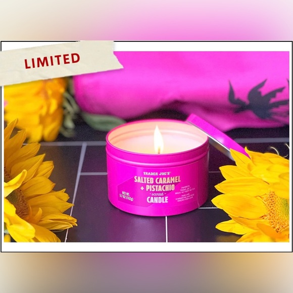 Trader Joe’s Salted Caramel and Pistachio Candle - Picture 2 of 5